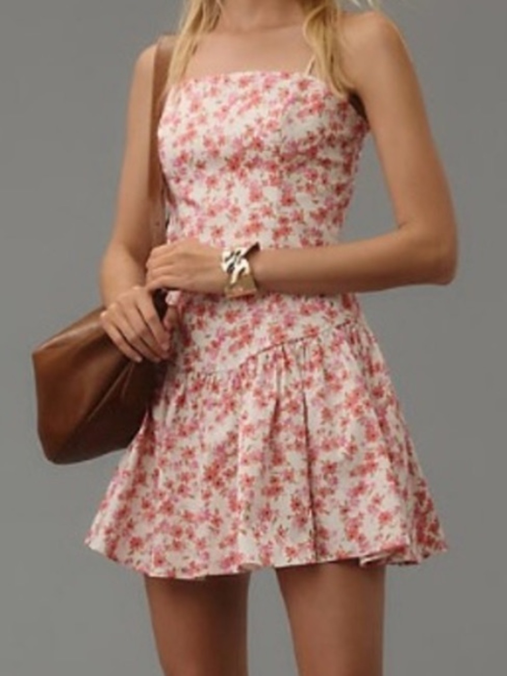MAEVE Drop Waist Mini Dress